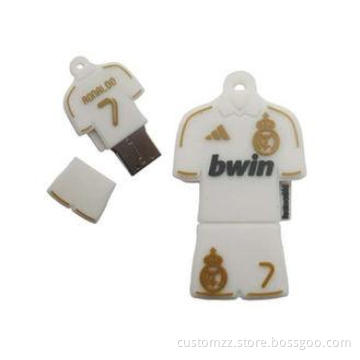 PVC USB Flash Drive Custom Bwin CR7 Football Shirt with USB